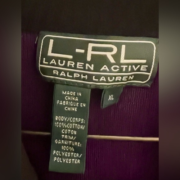 NWT Ralph Lauren Womens Purple Cotton Long Sleeve Sweater Size XL - Picture 8 of 8